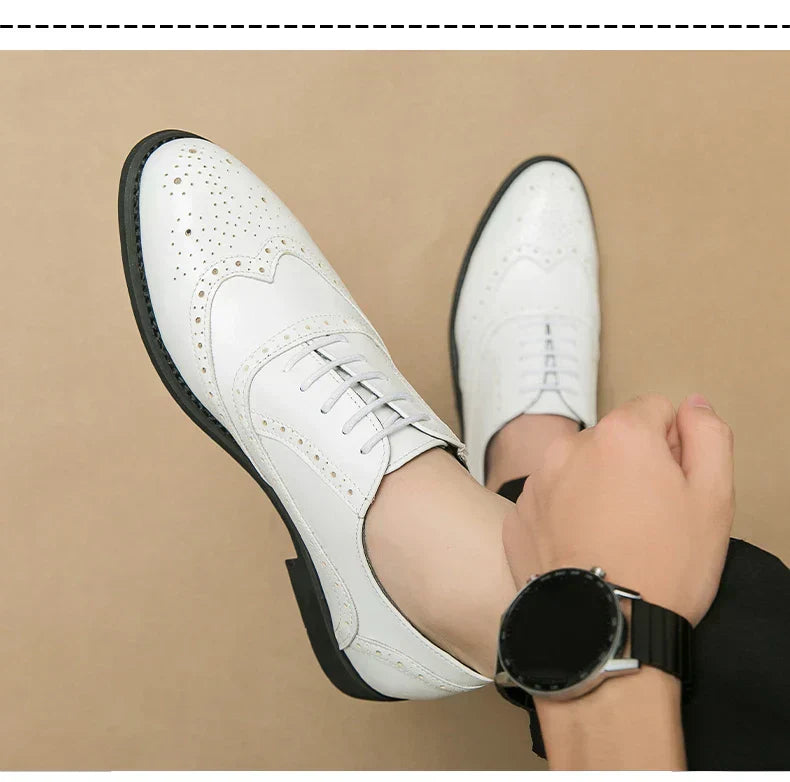 MARIO™ | Classic Italian Oxford Shoes with Monk Strap - Eliza©