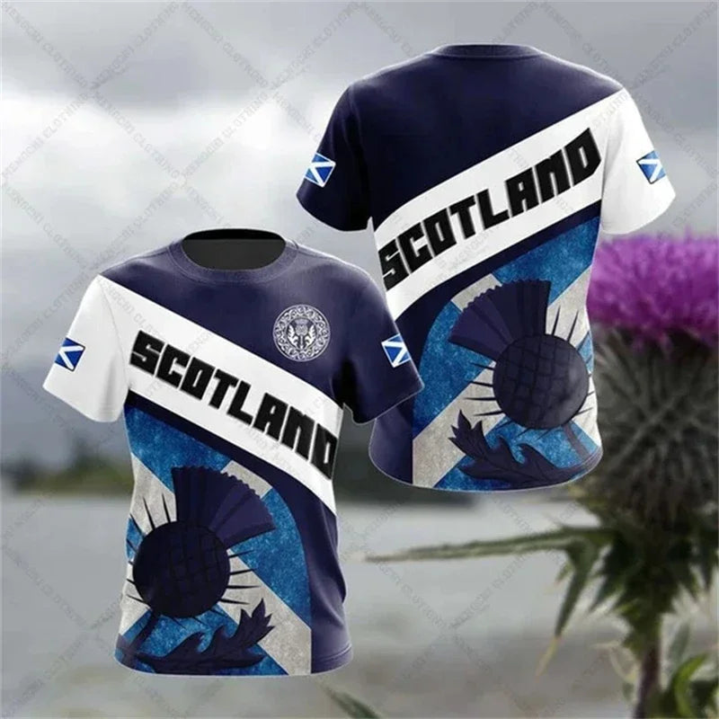 Scotland Rugby Style Fan Jersey