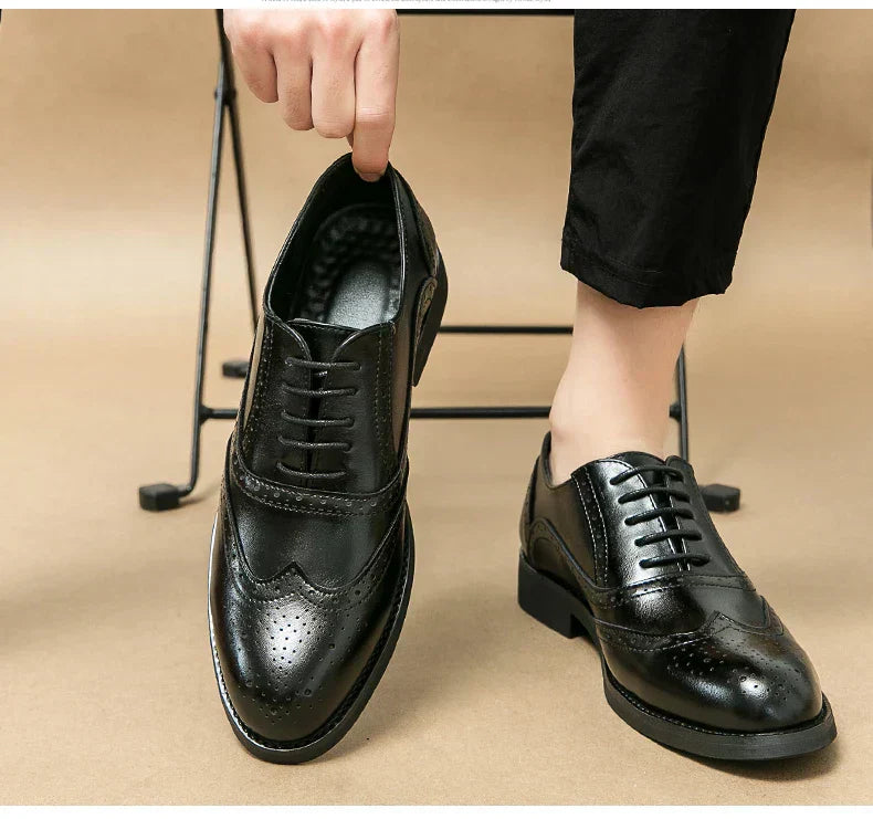 MARIO™ | Classic Italian Oxford Shoes with Monk Strap - Eliza©