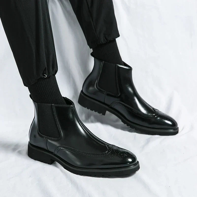 Eliza© Adriel | Leather Chelsea Boots