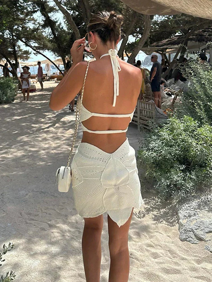 Aislin | Elegant Knitted Summer Dress