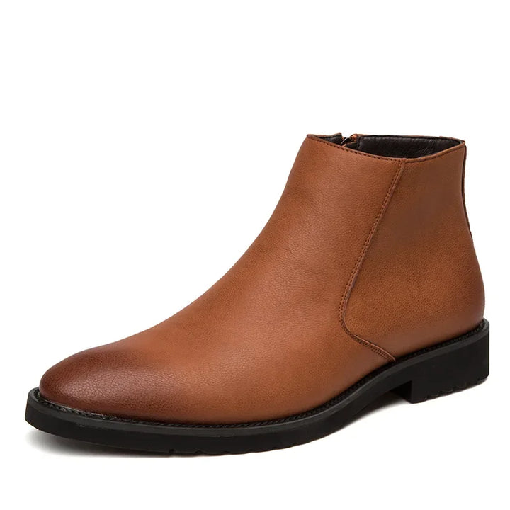 ERIK™ | SPRING LEATHER ANKLE BOOTS FOR MEN - Eliza©