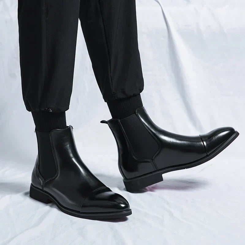 Eliza© Damien | Leather Chelsea Boots