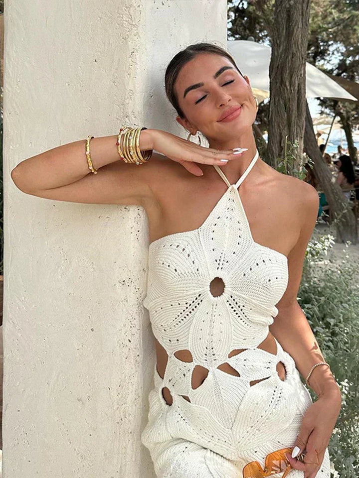 Aislin | Elegant Knitted Summer Dress