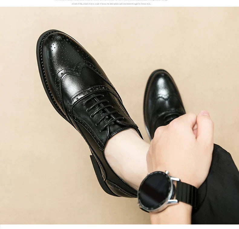 MARIO™ | Classic Italian Oxford Shoes with Monk Strap - Eliza©