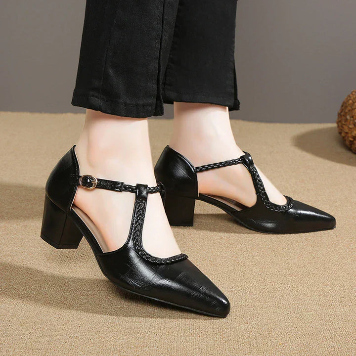 Juliette | Timeless T-Strap Shoes