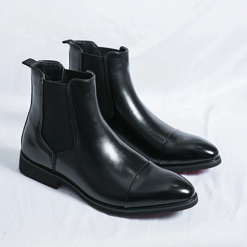 Eliza© Damien | Leather Chelsea Boots