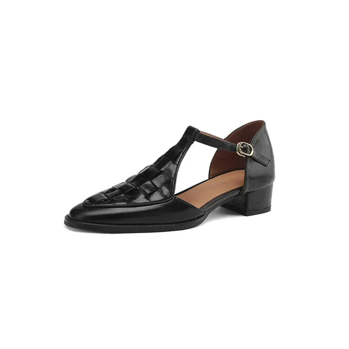 Daphne | Vintage-Style Strap Heels