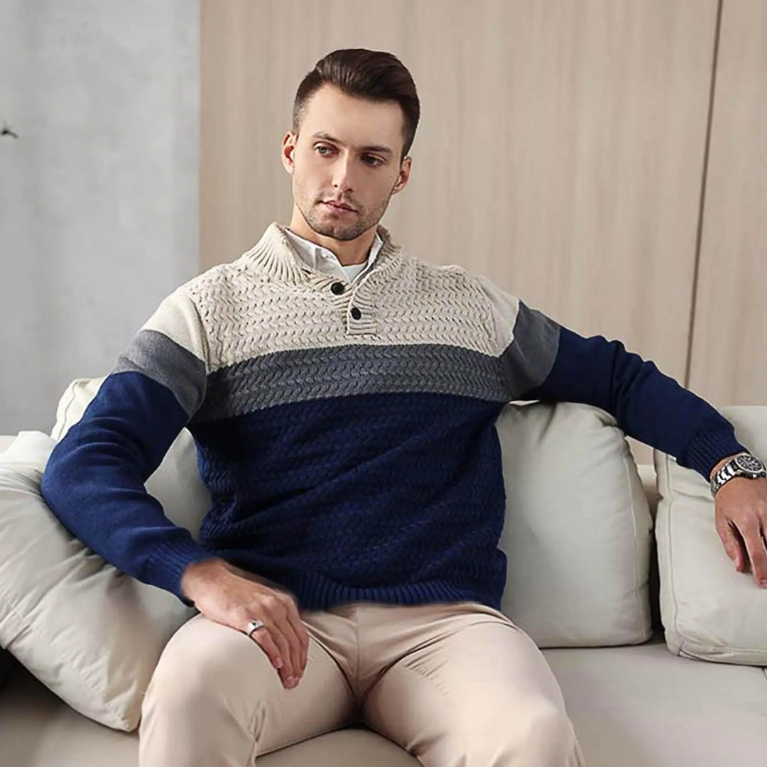 NORTHCREST COLOUR-BLOCK KNIT