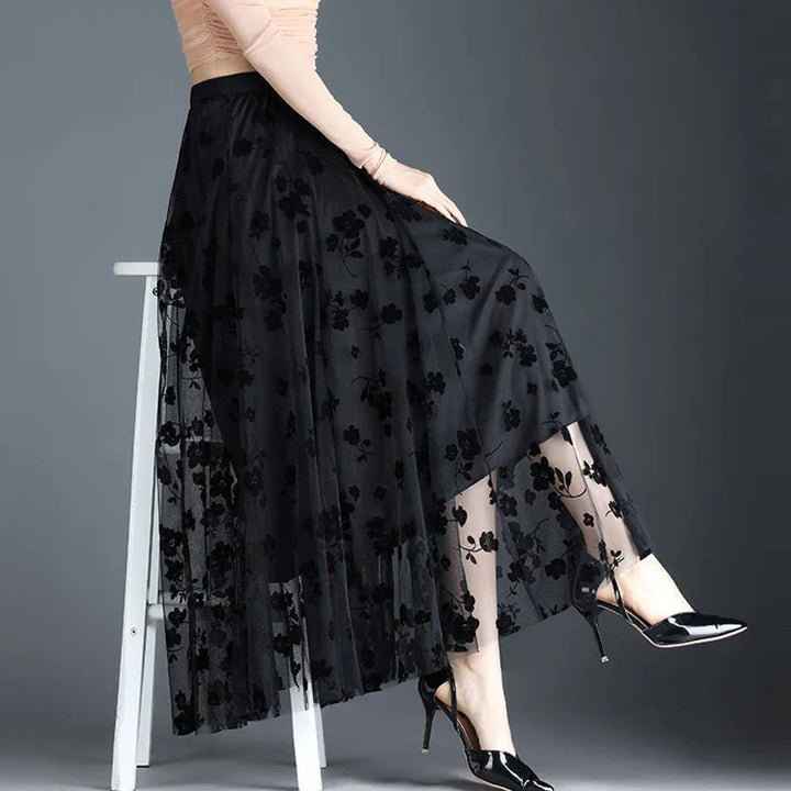 Whisper Floral Midi Skirt