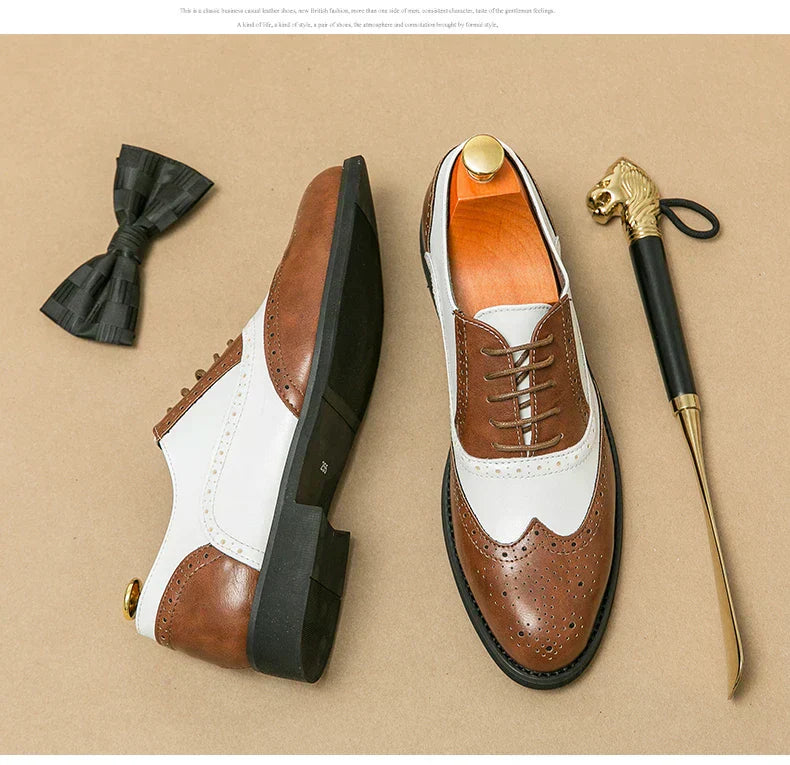 MARIO™ | Classic Italian Oxford Shoes with Monk Strap - Eliza©