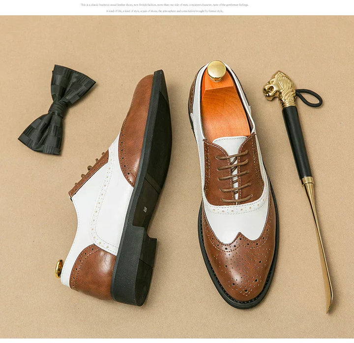 MARIO™ | Classic Italian Oxford Shoes with Monk Strap - Eliza©