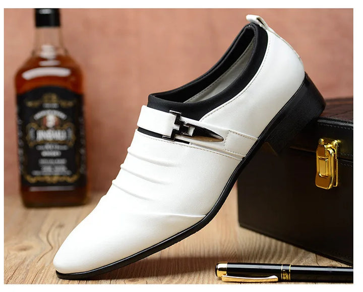 JULIAN™ | Luxury Men's Oxford Shoes Made of Cotton and Leather - Eliza©