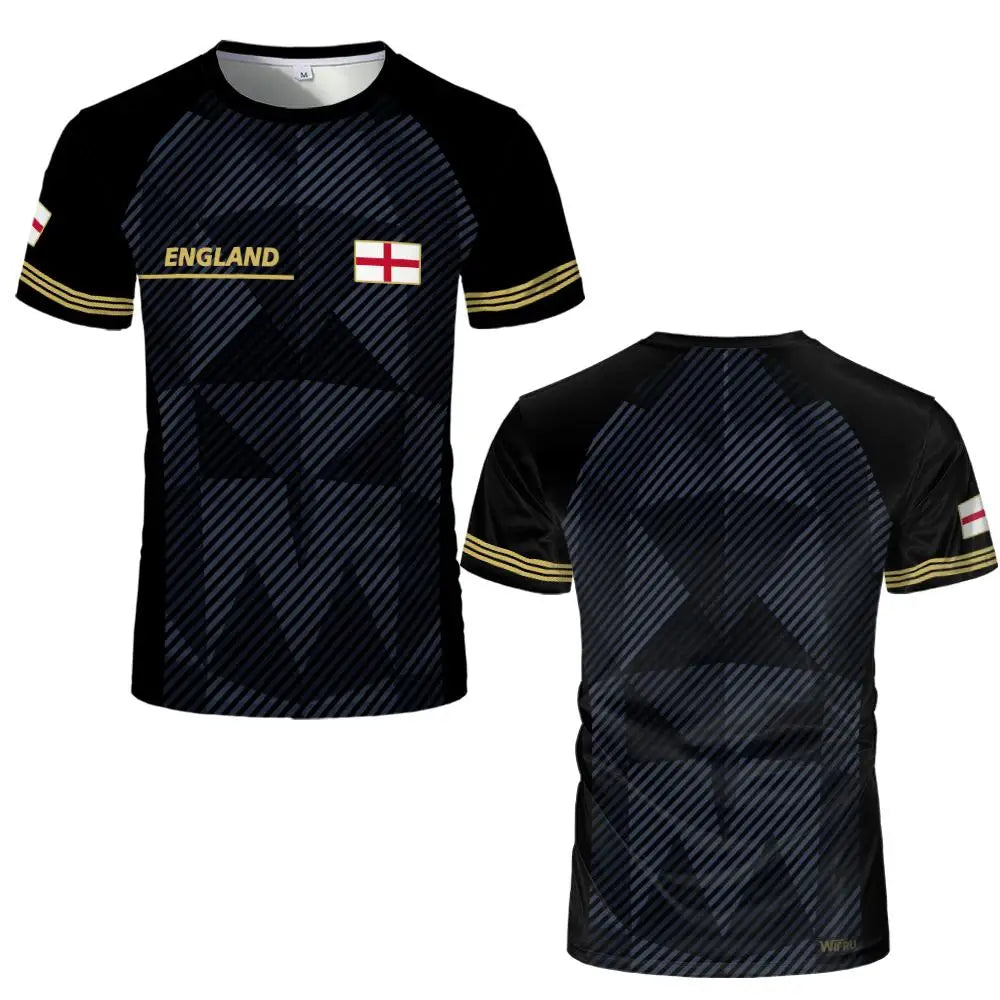 England Flag Graphic Sports Fan Jersey