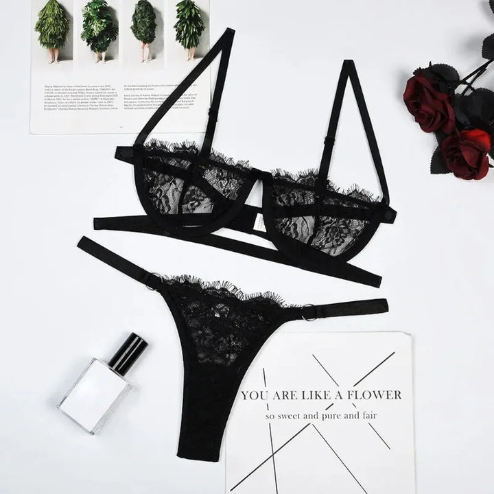 Sexy Lingerie Women's Lace Transparent Underwear