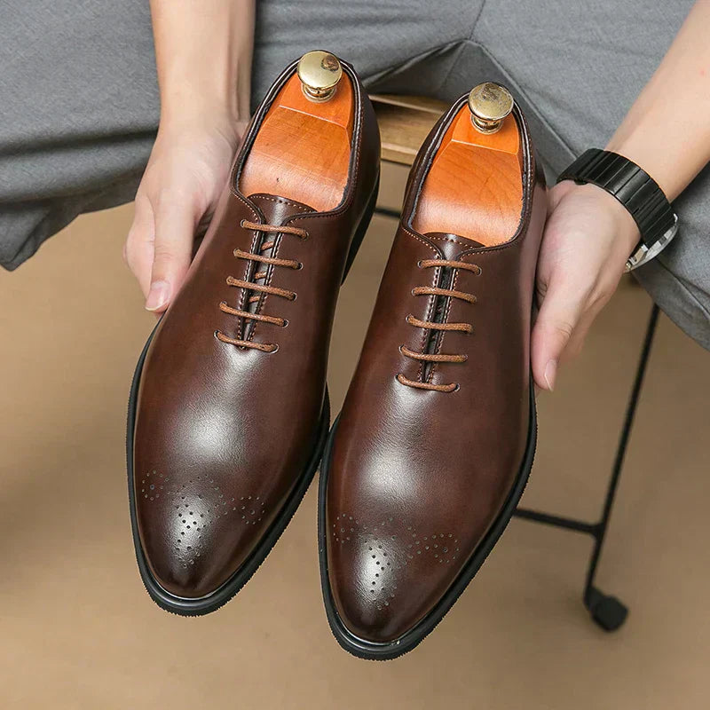 ELIAS™ | Classic Men's Leather Shoes by Eliza©