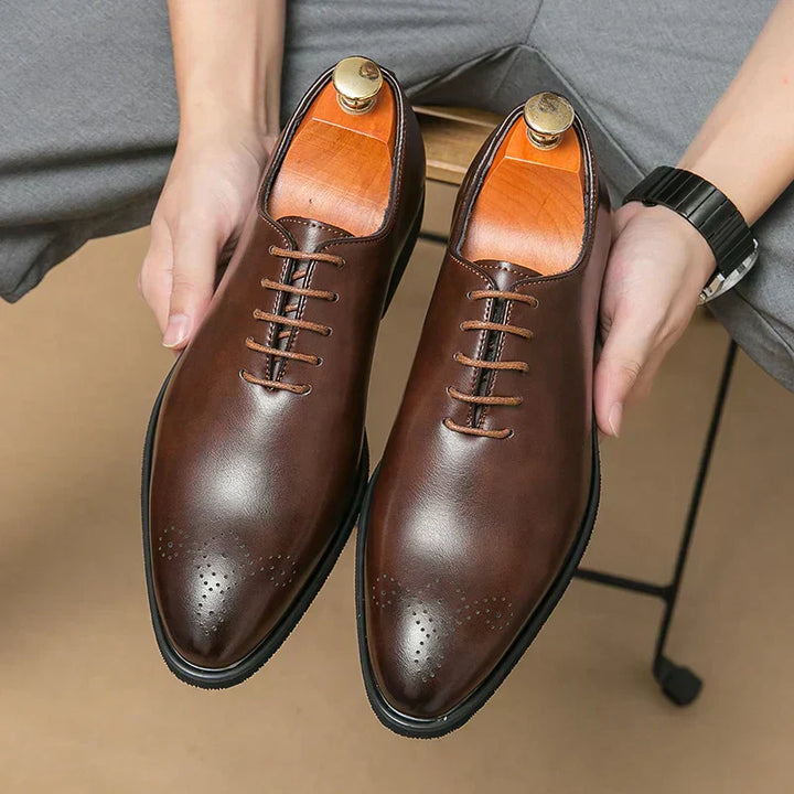 ELIAS™ | Classic Men's Leather Shoes by Eliza©