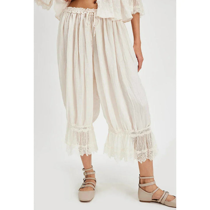 Juliette Lace Trim Pants