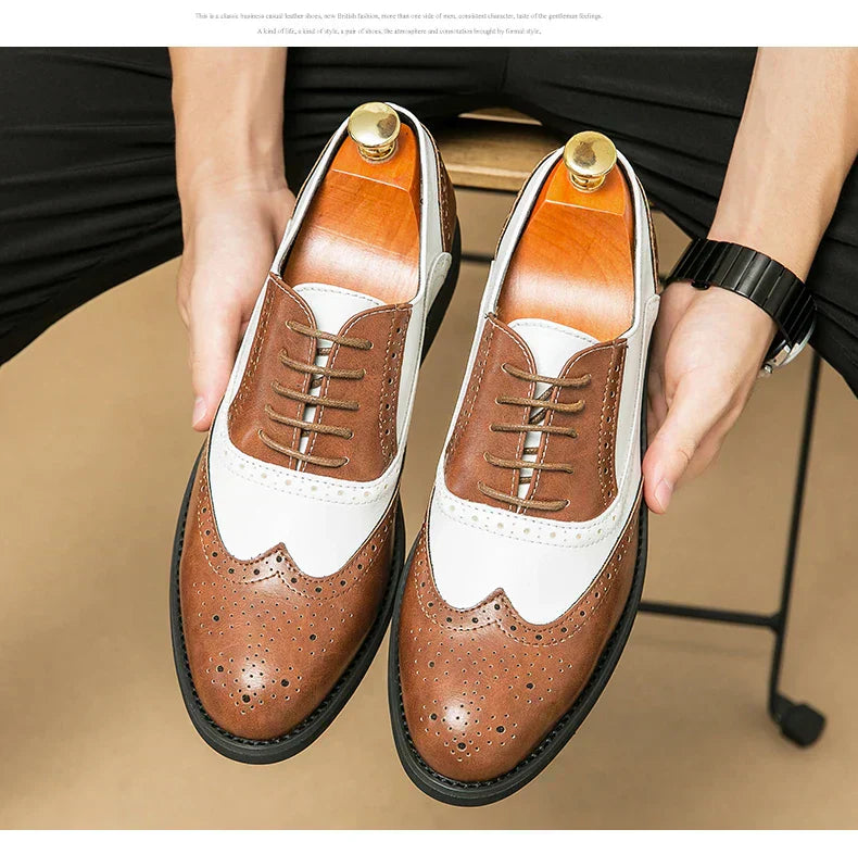 MARIO™ | Classic Italian Oxford Shoes with Monk Strap - Eliza©