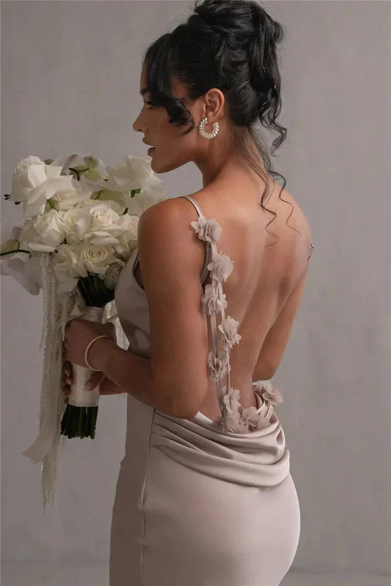 Laila | Elegant Satin Maxi Dress