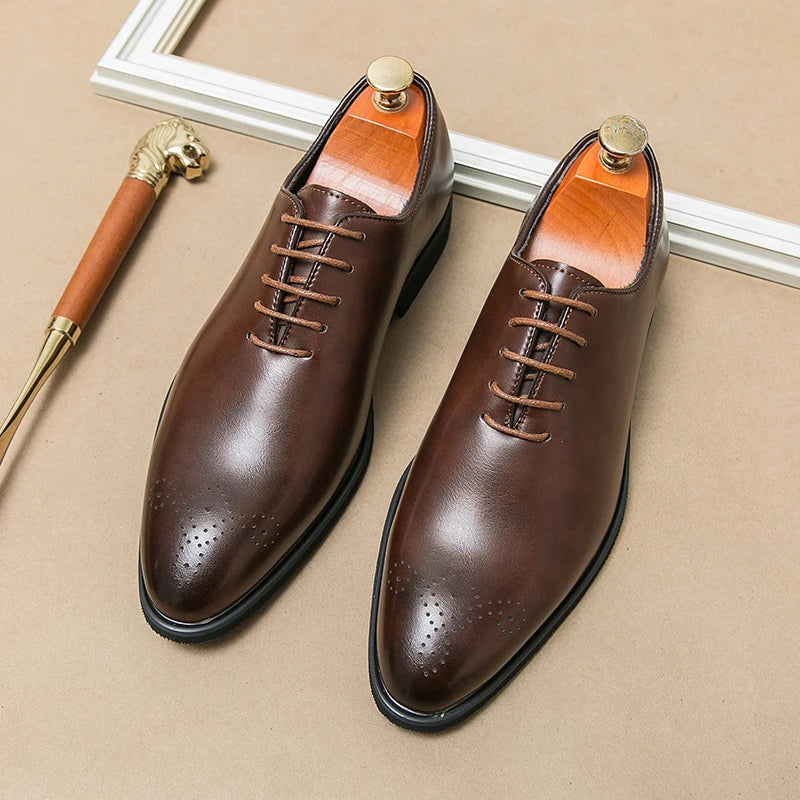 ELIAS™ | Classic Men's Leather Shoes by Eliza©