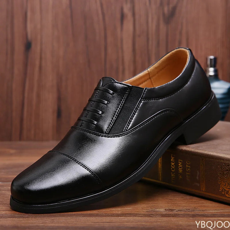 ENZO™ | Elegant Men's Leather Shoes by Eliza©