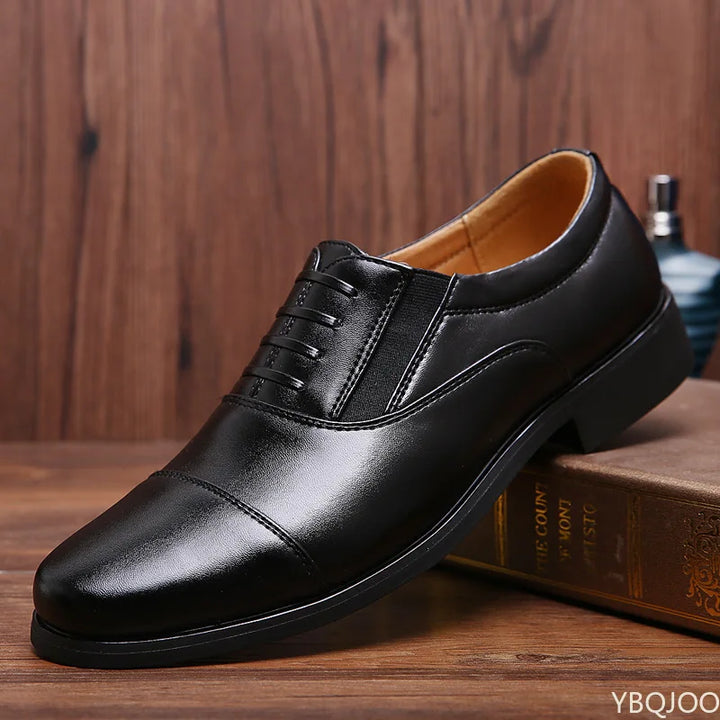 ENZO™ | Elegant Men's Leather Shoes by Eliza©