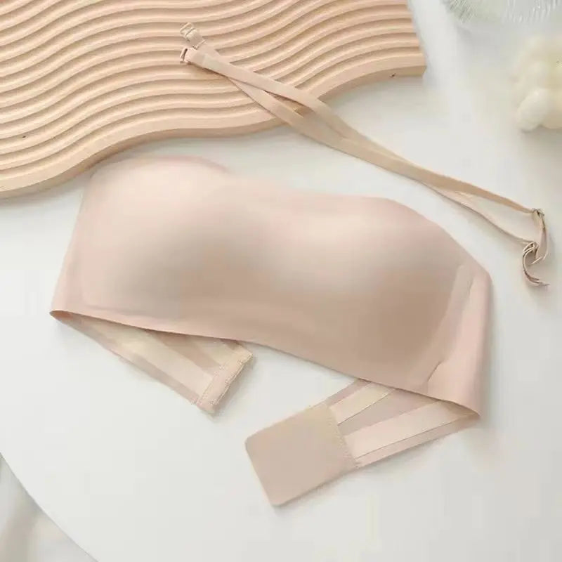 Women's Seamless Strapless Push-Up Bra