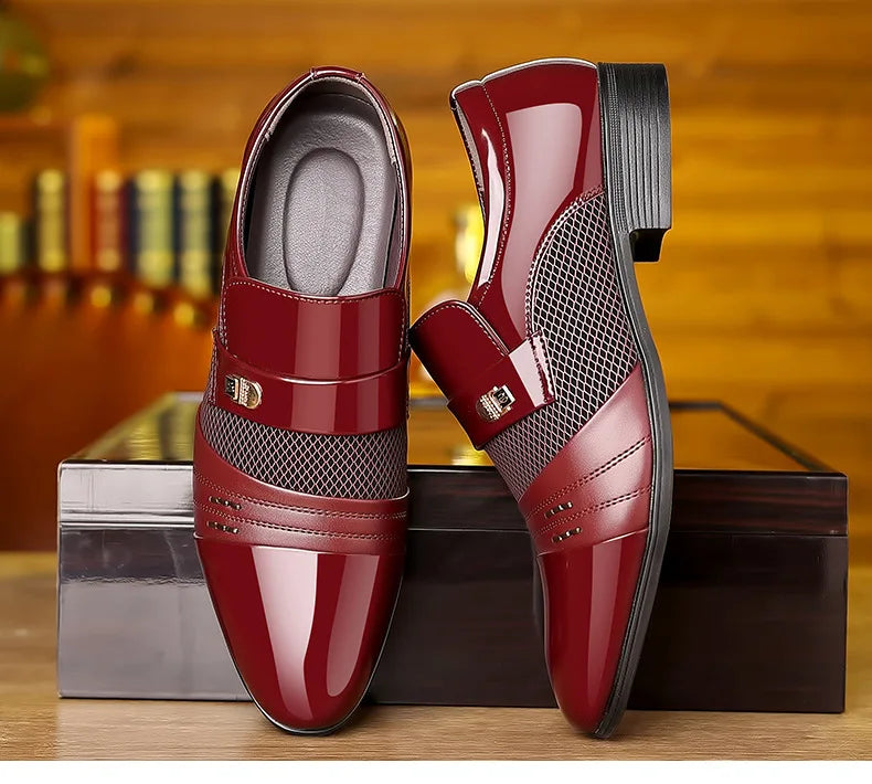 MILO™ | Men's Leather Sneakers with Thick Sole - Eliza©