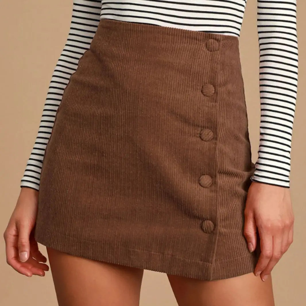 Ashbury Mini Corduroy Skirt