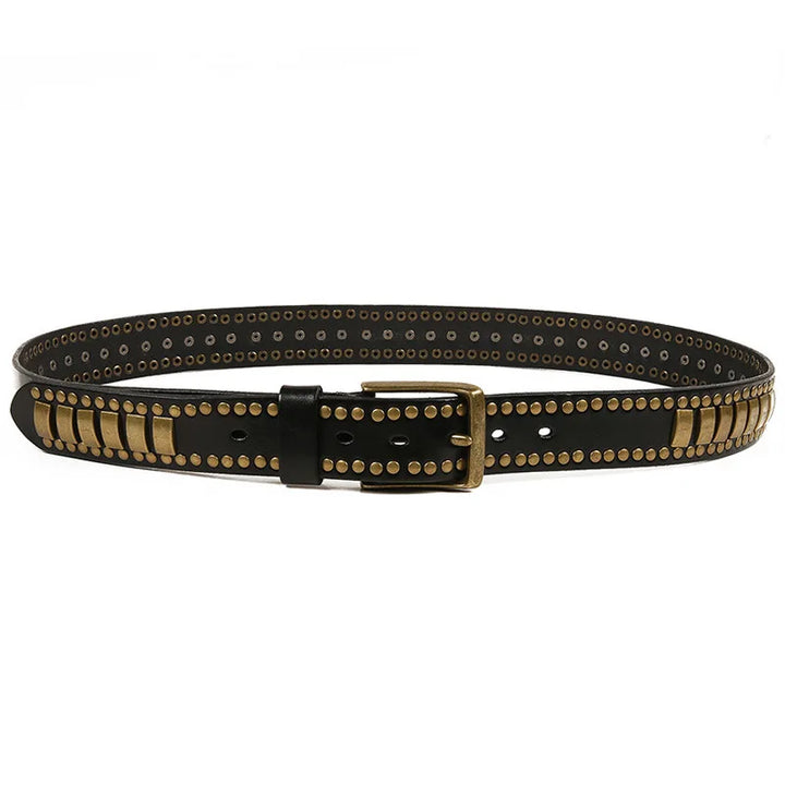 Heritage Leather Brass Belt