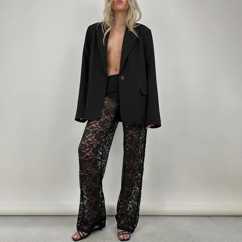 Celeste Sheer Lace Pants