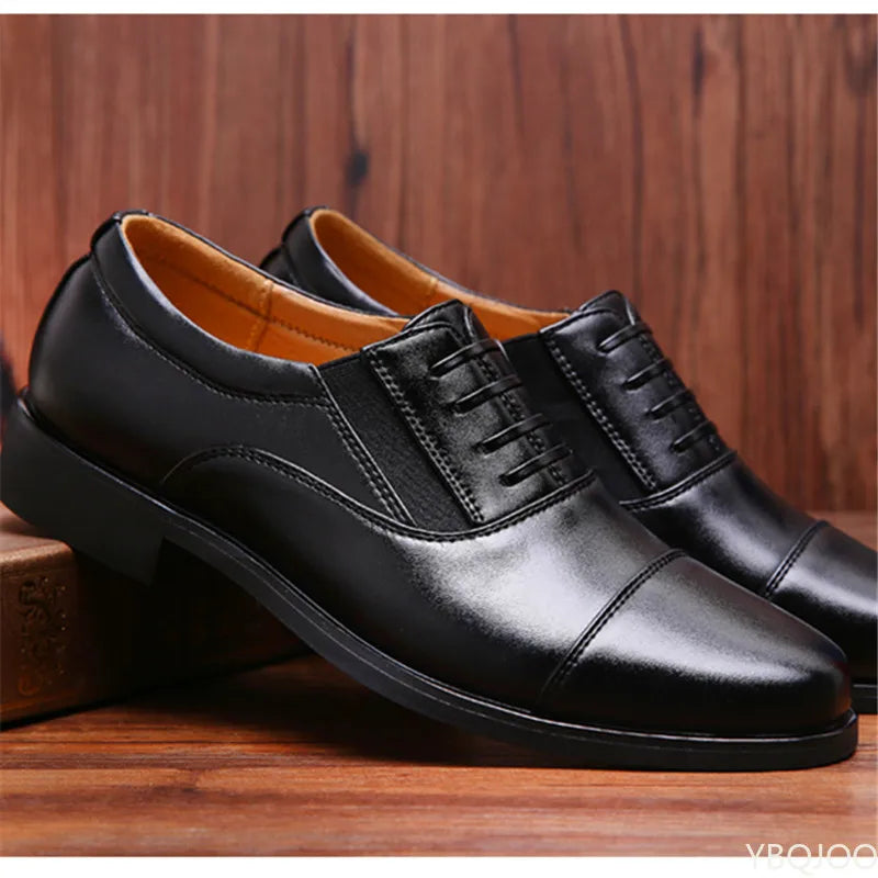 ENZO™ | Elegant Men's Leather Shoes by Eliza©