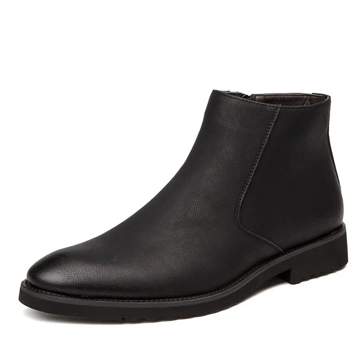 ERIK™ | SPRING LEATHER ANKLE BOOTS FOR MEN - Eliza©