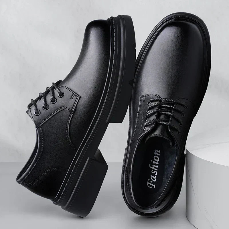 MASON™ | Luxury Leather Platform Shoes - Eliza©