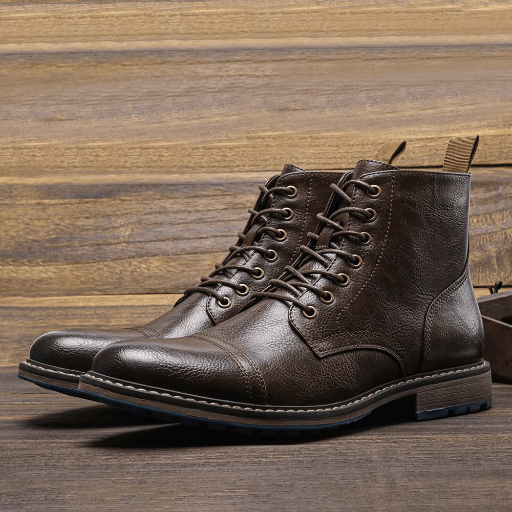 Eliza© Conor | Stylish Leather Ankle Boots