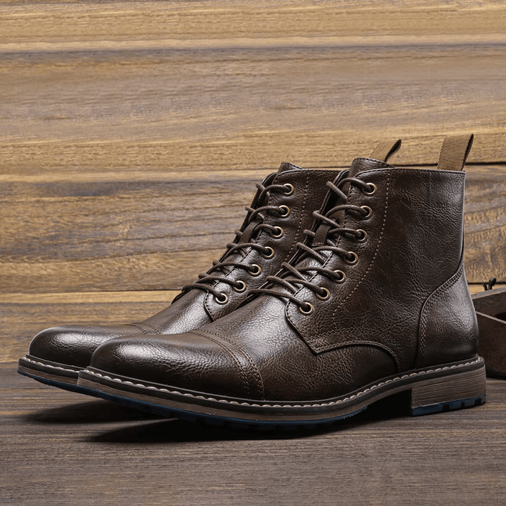 Eliza© Conor | Stylish Leather Ankle Boots