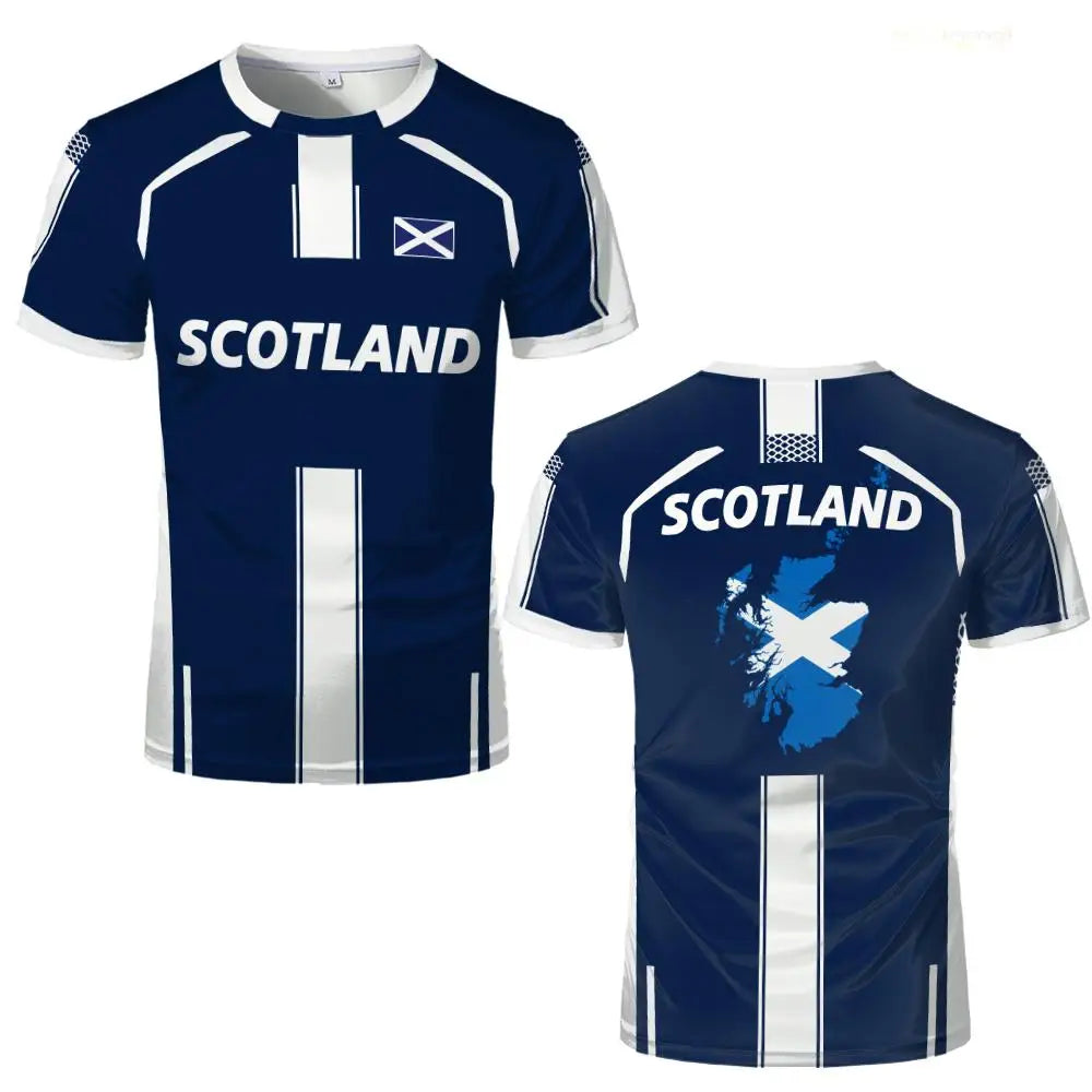 Scotland Flag Map Print Sports Fan Jersey