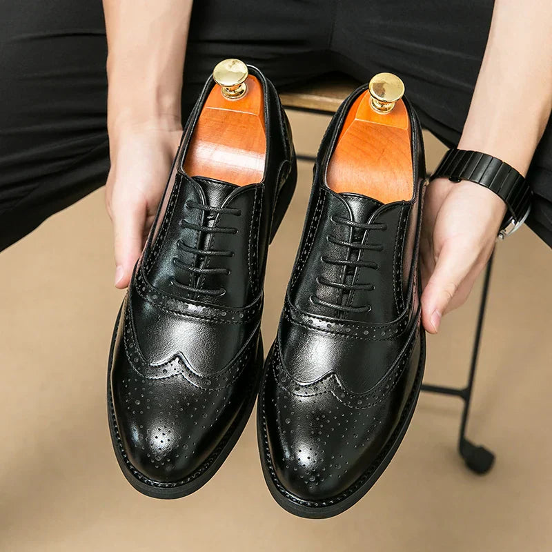MARIO™ | Classic Italian Oxford Shoes with Monk Strap - Eliza©