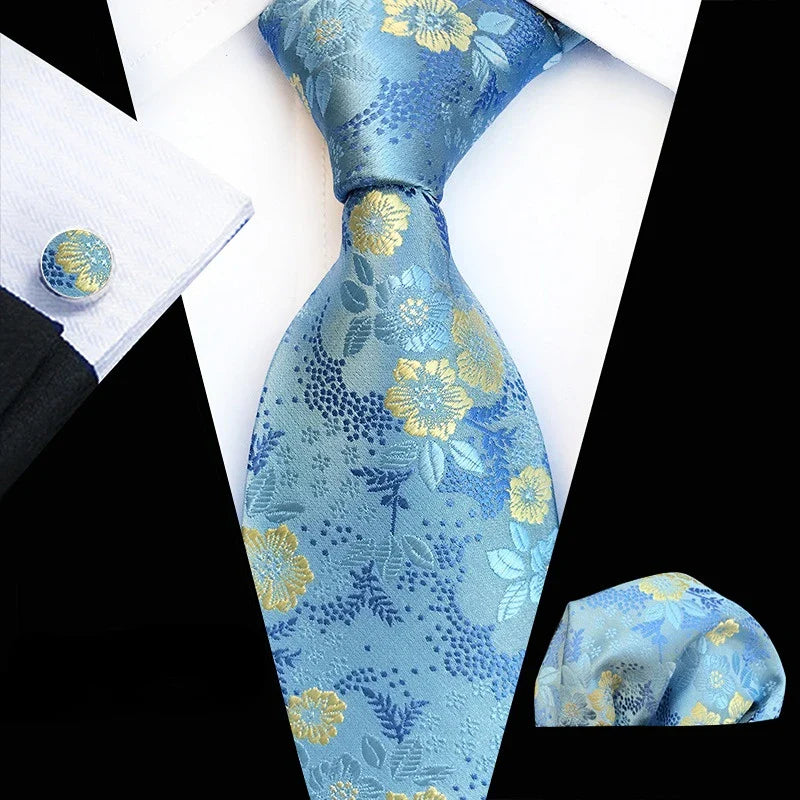 Floral Elegance – 3-Piece Tie Set