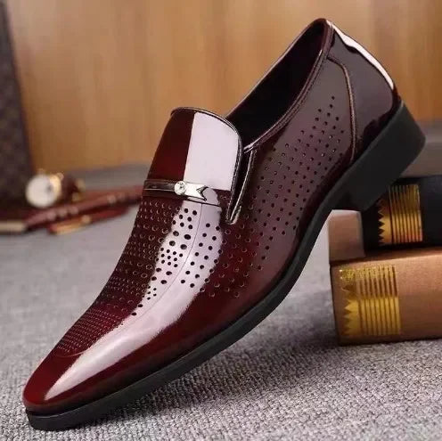 Eliza© | Exclusive Oxford Slip-On Shoes Made of Moose Leather ALFRED™
