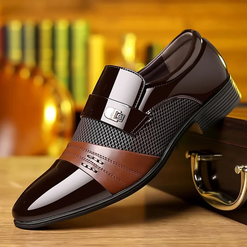 MILO™ | Men's Leather Sneakers with Thick Sole - Eliza©
