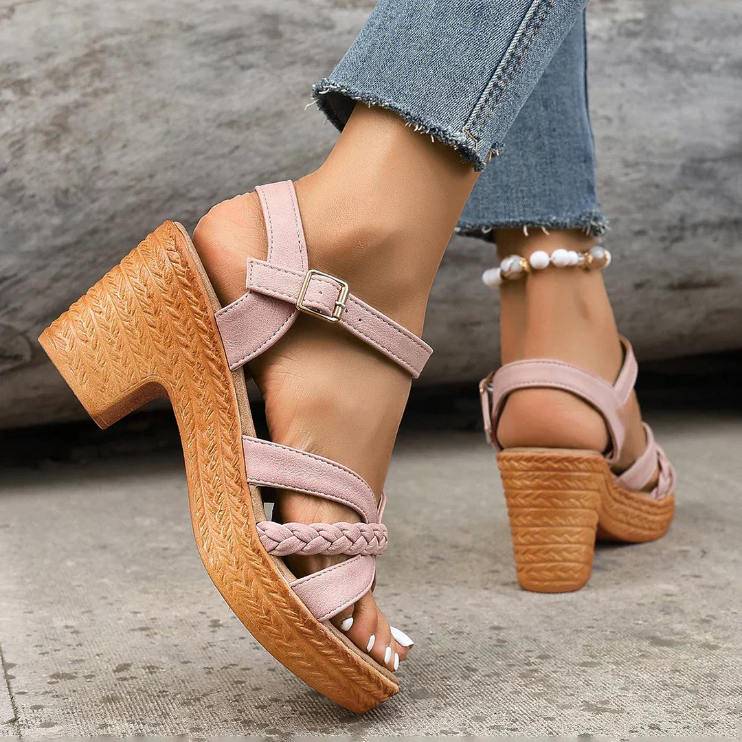 Melina | Braided Strap Sandals