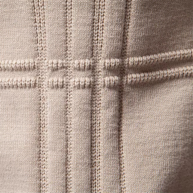 Sullivan Grid-Knit Cotton Sweater