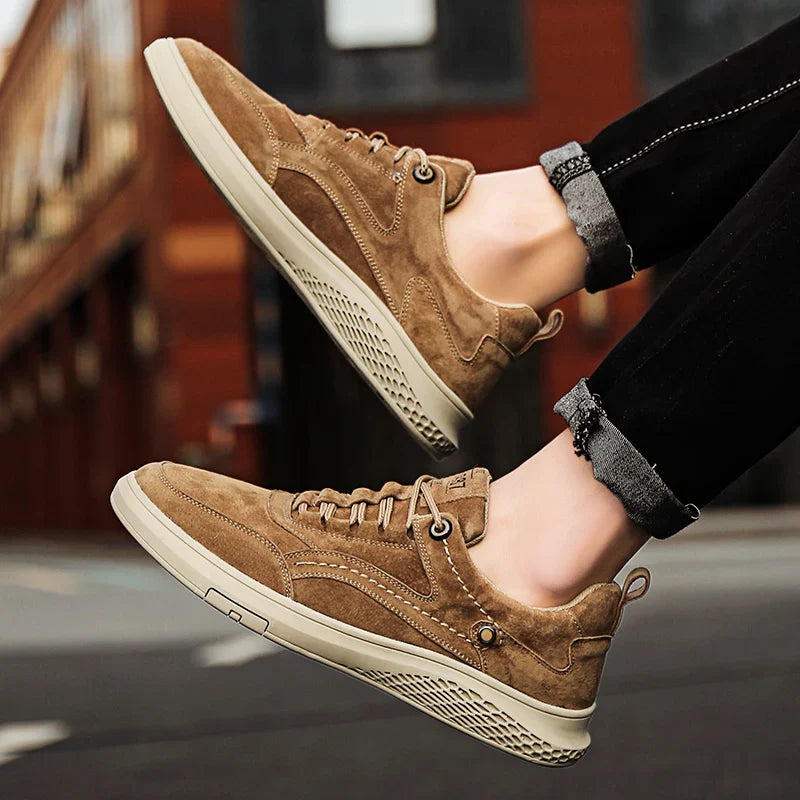 Valentio Genuine Suede Leather Sneaker