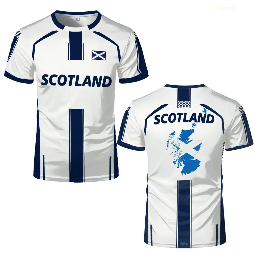 Scotland Flag Map Print Sports Fan Jersey