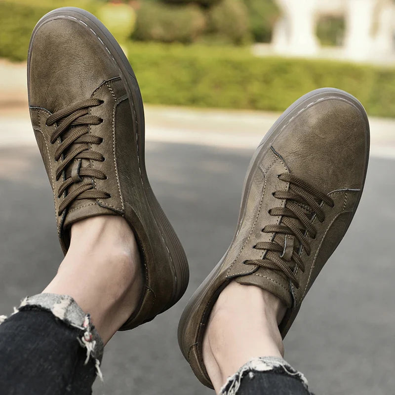 D'Amico Genuine Leather Sneaker