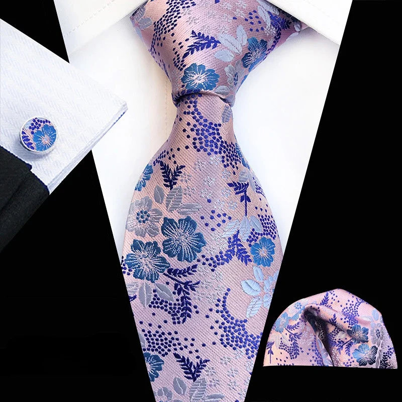 Floral Elegance – 3-Piece Tie Set