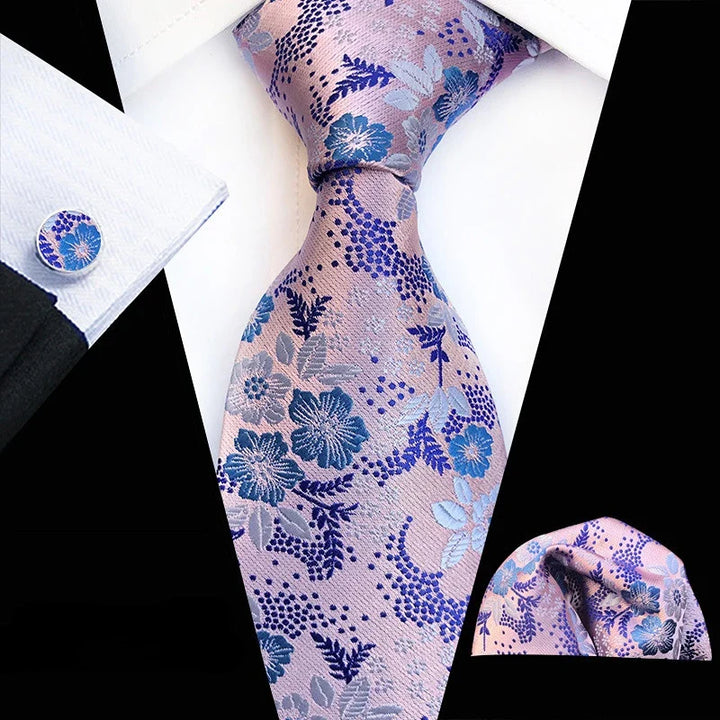 Floral Elegance – 3-Piece Tie Set