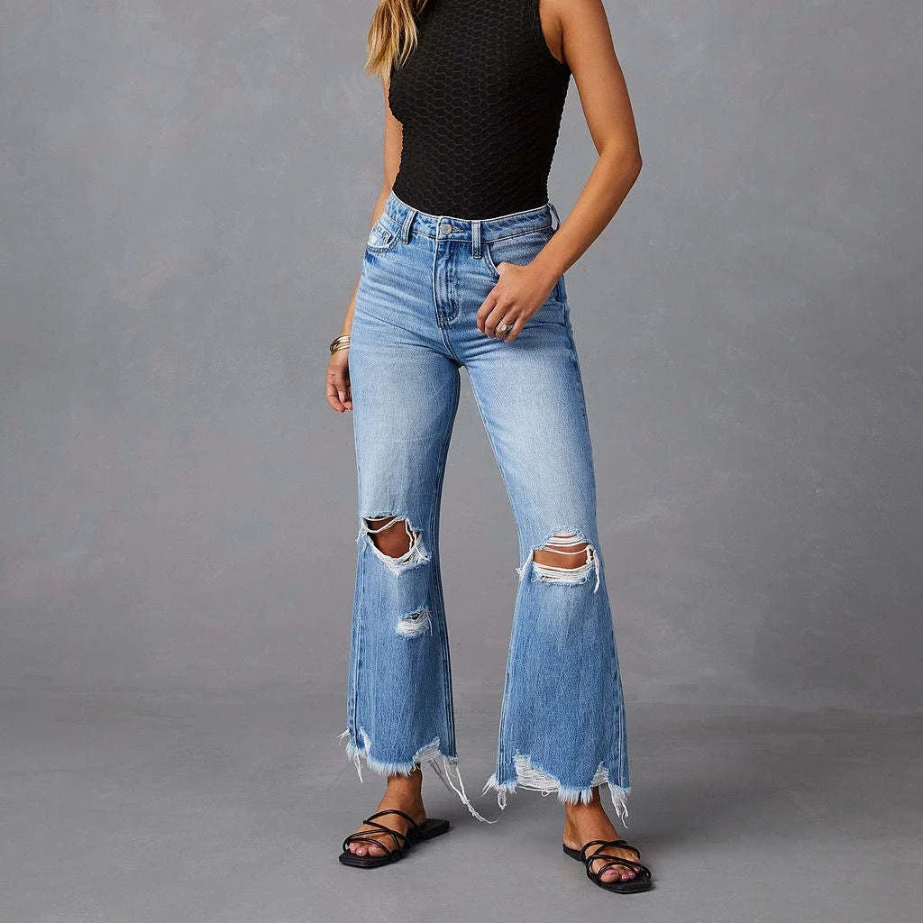Aria High-Rise Ankle Jeans
